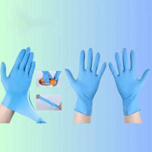 Disposable Blue Nitrile Gloves Powder Free Industrial Blue Nitrile Gloves