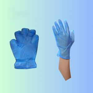 Industrial Disposable  Blue Vinyl  PVC gloves