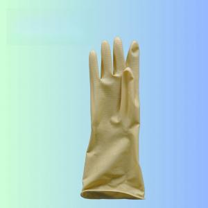 Good quality Household Dipped flock lined latex gloves